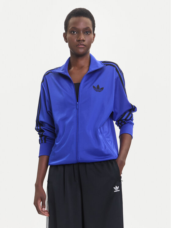 adidas adidas Džemperis ar kapuci adicolor Classic Firebird JX6462 Zils Loose Fit