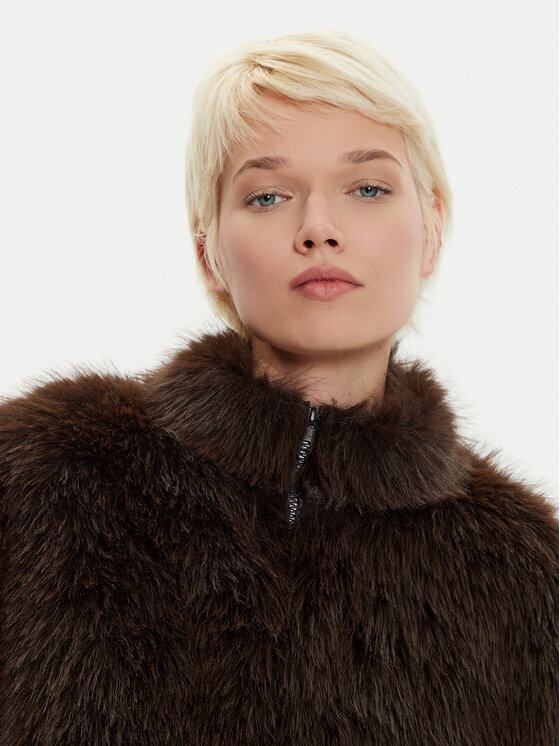 Haveone Haveone Vestă KLA-M017 Maro Loose Fit