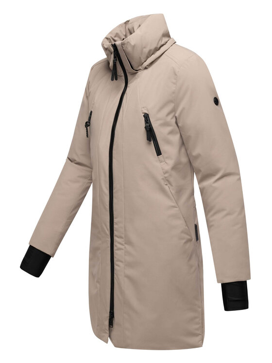 Navahoo Navahoo Kurtka zimowa Winterzart Szary Regular Fit