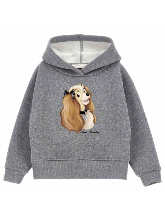 Monnalisa Monnalisa Felpa q-bab-67783 Grigio Regular Fit