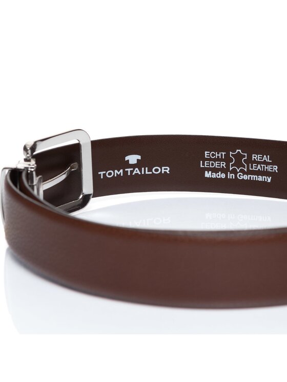 Tom Tailor Tom Tailor Pasek Męski SOPO-TT293 Brązowy