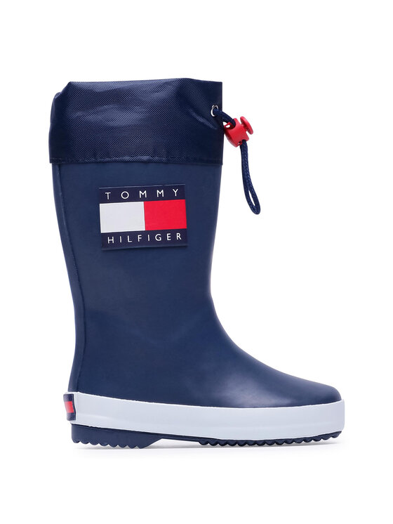 Tommy Hilfiger Gumene čizme Rain Boot T3X6-30766-0047 M Tamnoplava