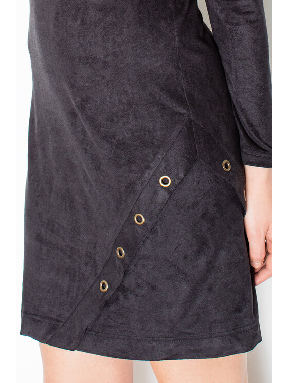 FIGL FIGL Sukienka M455 Czarny Regular Fit
