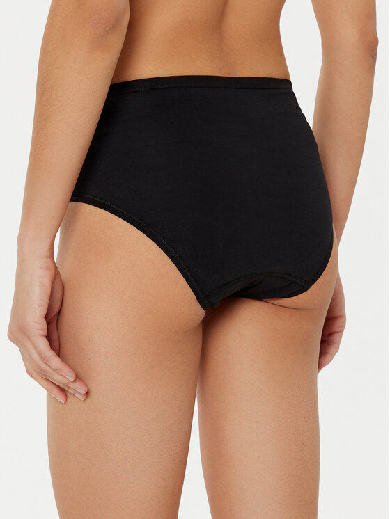 Triumph Triumph 2er-Set klassische Damenslips mit hoher Taille Sense Of Cotton 10225046 Schwarz