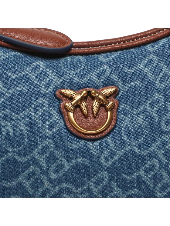 PINKO Pinko Дамска чанта Half Moon Mini AI 23-24 PLTT 101523 A138 Син