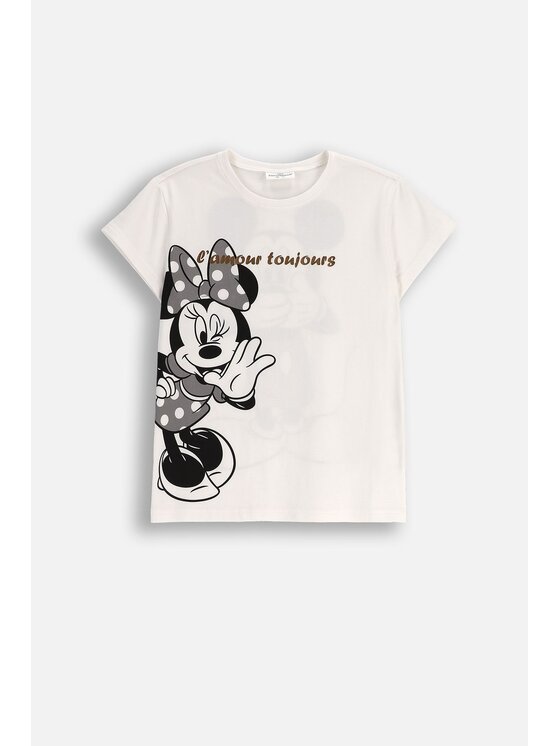 Coccodrillo Coccodrillo T-Shirt ZC5143209LGD-003 Écru Regular Fit