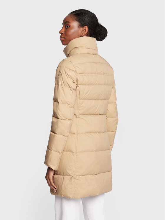 Tommy Hilfiger Tommy Hilfiger Puhovka Global WW0WW37448 Bež Regular Fit