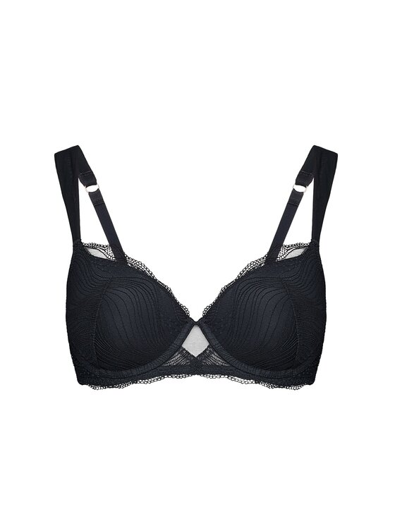 Esotiq Esotiq Biustonosz push-up 44017 Czarny