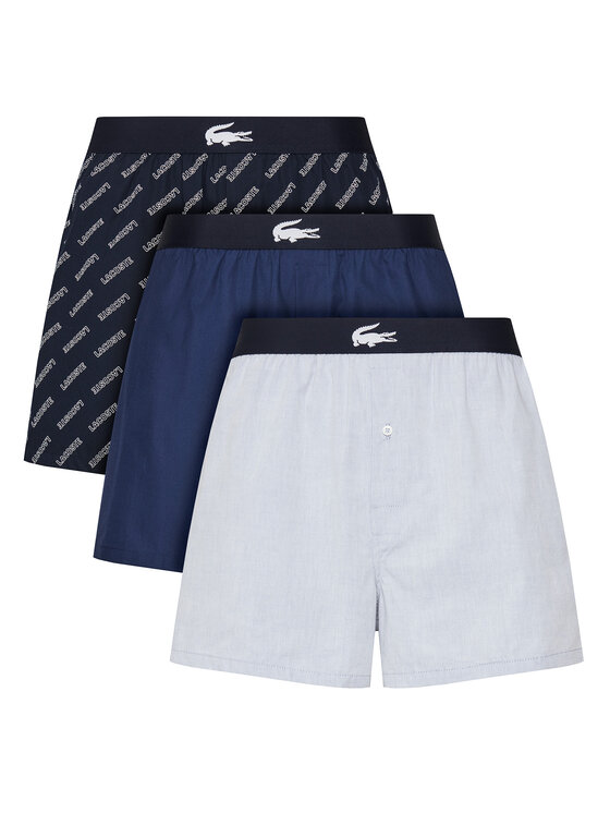 Lacoste Lacoste Set od 3 para bokserica 7H2387 Tamnoplava