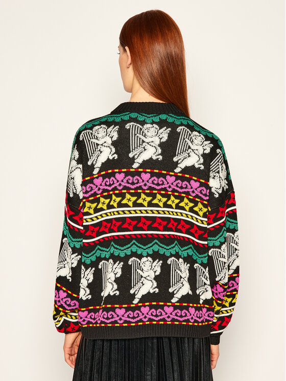 MSGM MSGM Sweater 2941MDM140 207764 Fekete Relaxed Fit