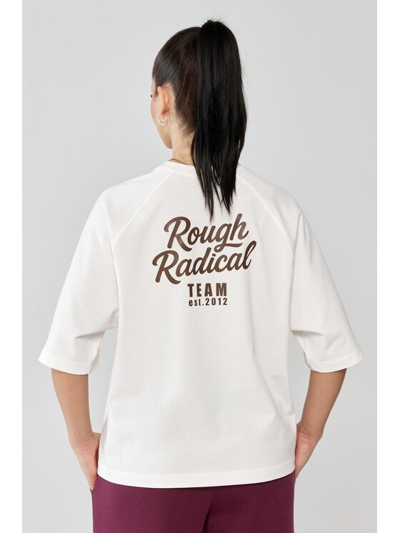 ROUGH RADICAL ROUGH RADICAL Koszulka techniczna VIBE Biały Slim Fit