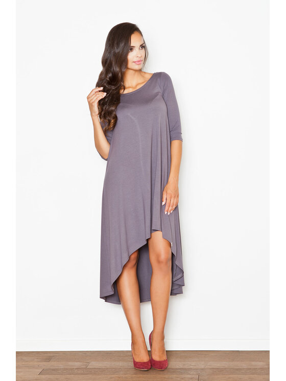 FIGL FIGL Šaty M392 Sivá Regular Fit
