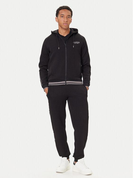 Guess Guess Μπλούζα Z5BQ12 KB3P2 Μαύρο Regular Fit