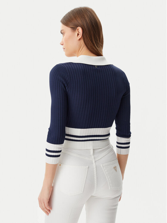Guess Guess Sweater W5GR46 Z3L10 Sötétkék Regular Fit