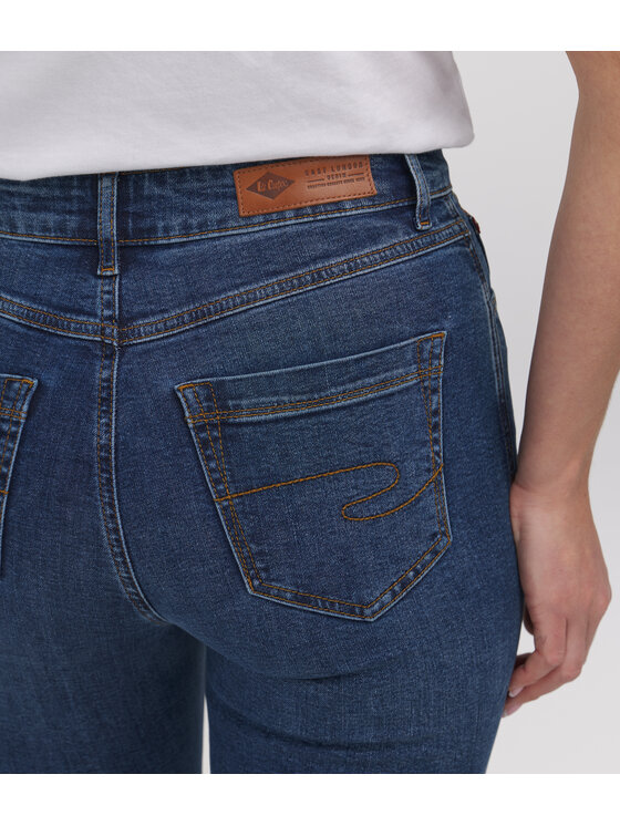 Lee Cooper Lee Cooper Jeansy JEANS D BECCA 2418 STONE USED Niebieski Bootcut Fit