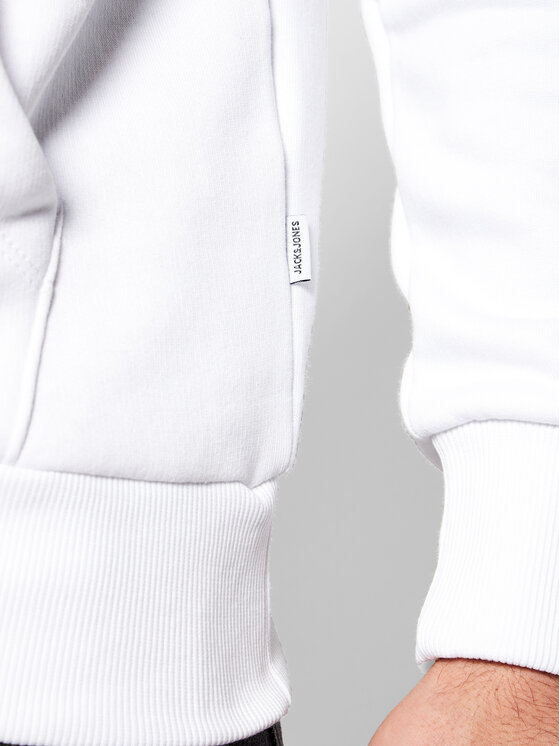 Jack&Jones Jack&Jones Majica dugih rukava Corp Old Logo 12137054 Bijela Regular Fit
