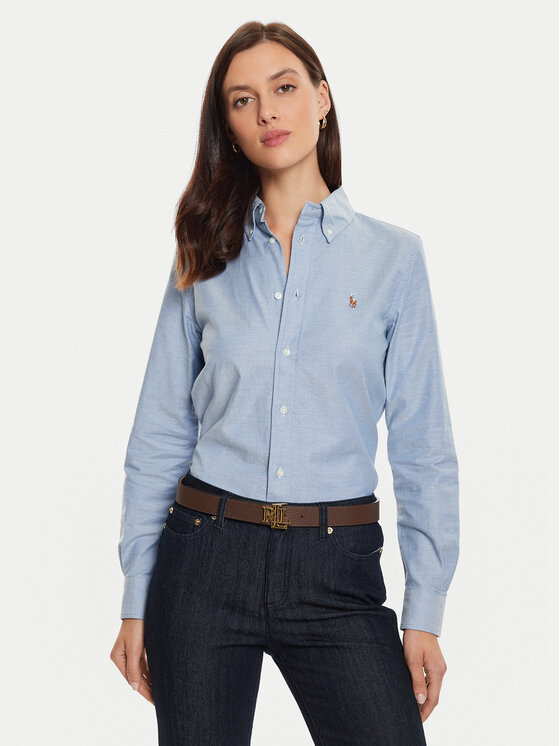 Női Ing Polo Ralph Lauren, Méret: 12, Kék, 211941520001