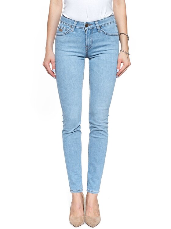Lee Lee Jeansy SCARLETT Niebieski Skinny Fit