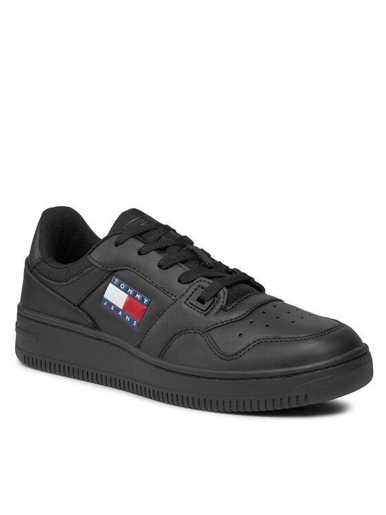 Tommy Jeans Tommy Jeans Sneakersy Tjw Retro Basket Ess EN0EN02505 Čierna