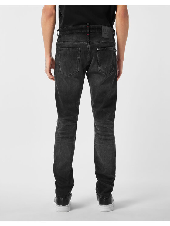 PHILIPP PLEIN PHILIPP PLEIN Jeansy 26881 Czarny Straight Leg