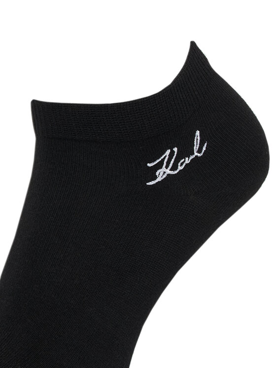 KARL LAGERFELD KARL LAGERFELD Rövid zoknik A4W47035 Fekete