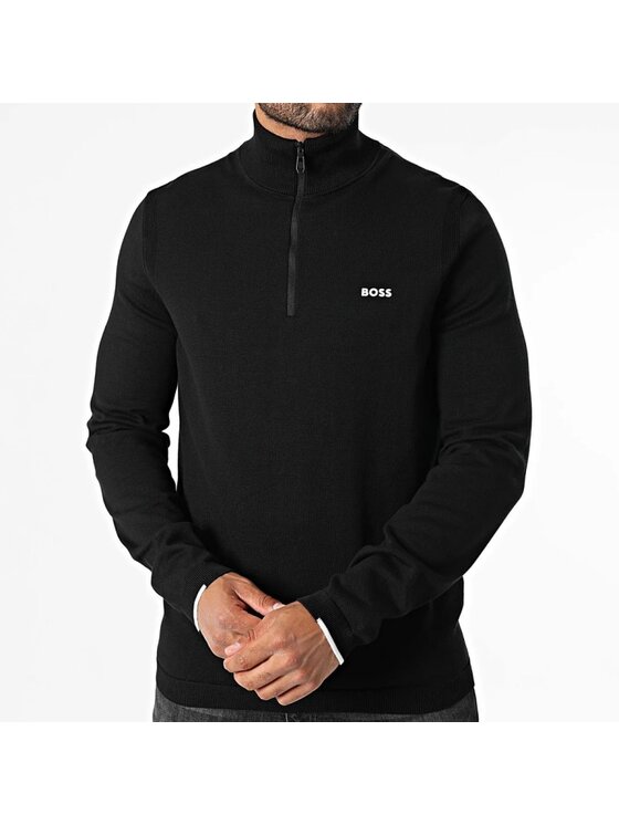 BOSS BOSS Svetr K_Ever 50541965 Černá Regular Fit