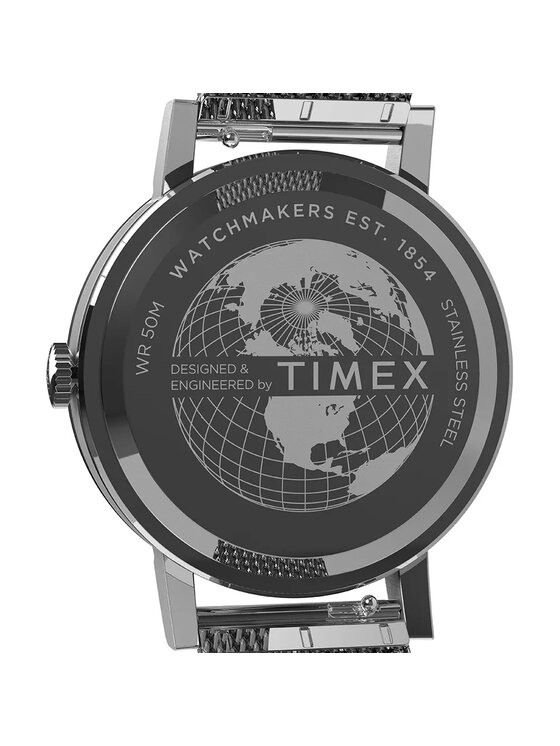 Timex Timex Zegarek TW2W43500 Srebrny