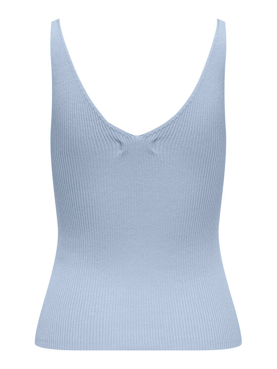 JDY JDY Top Nanna 15180497 Błękitny Slim Fit
