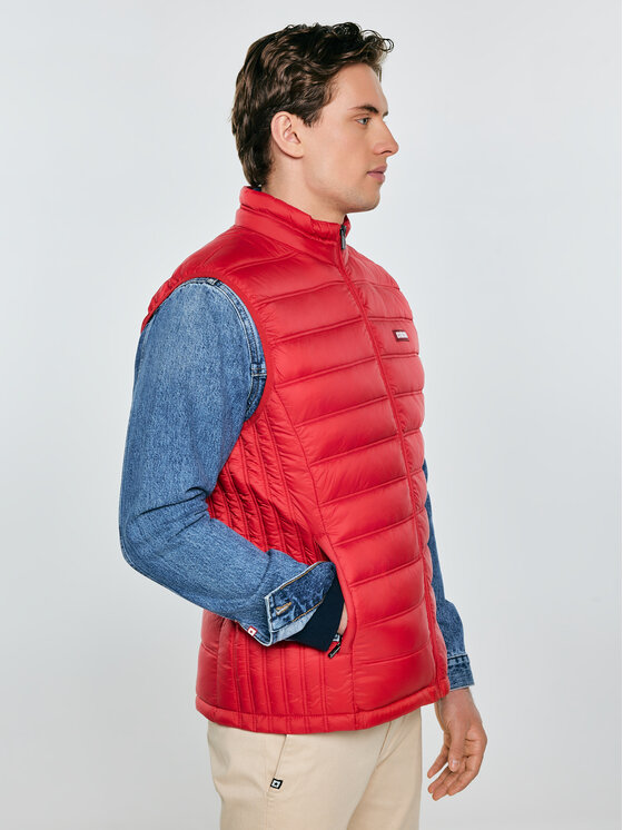 BIG STAR BIG STAR Kamizelka JAXOON Czerwony Basic Fit