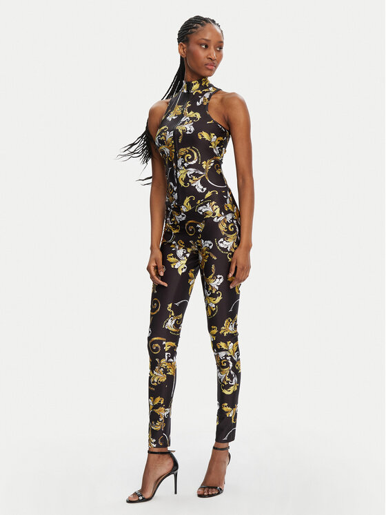 Versace Jeans Couture Versace Jeans Couture Jumpsuit 78HAN003 Schwarz Slim Fit