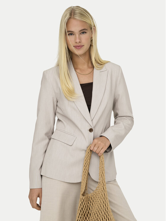 ONLY ONLY Pintsak Raven 15338389 Beež Slim Fit