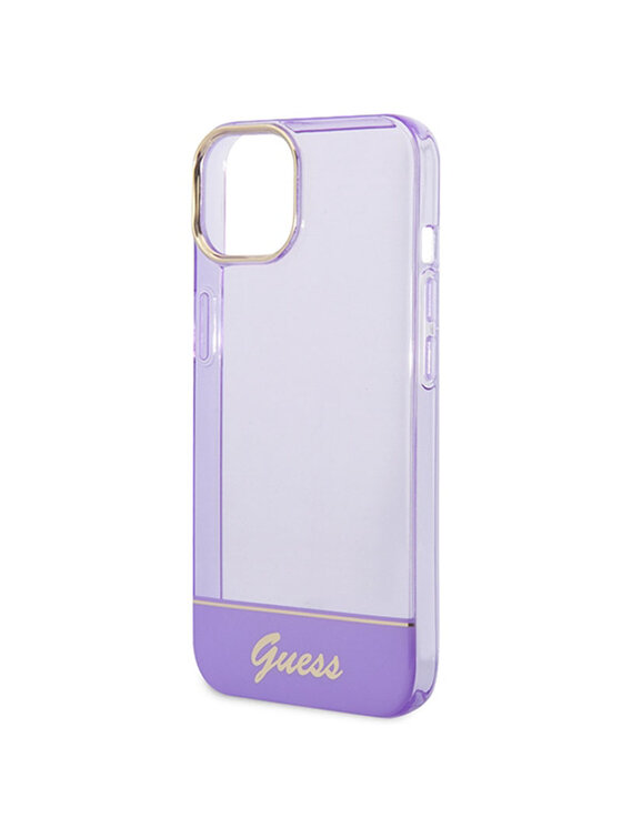 Guess Guess Etui na telefon Translucent Fioletowy