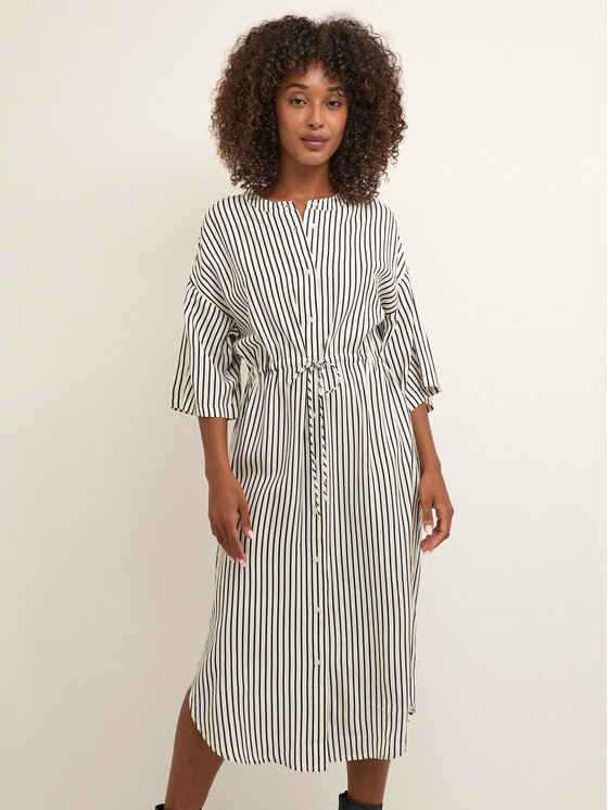 Kaffe Rochie de zi Molly 10507347 Alb Loose Fit La Reducere si Transport Gratuit Femei 2023-11-29 3