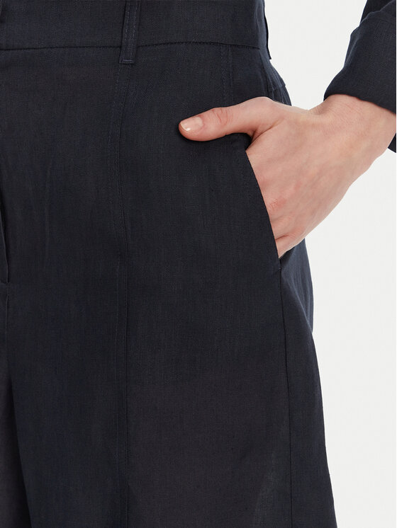 Marella Marella Βερμούδα Pireo 2513141044 Σκούρο μπλε Relaxed Fit