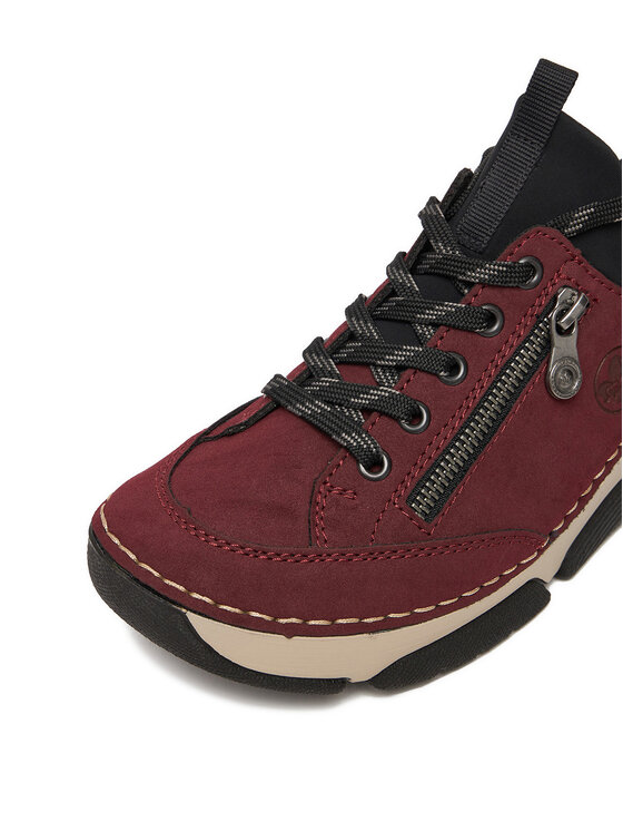 Rieker Rieker Sneakersy 45973-36 Bordowy