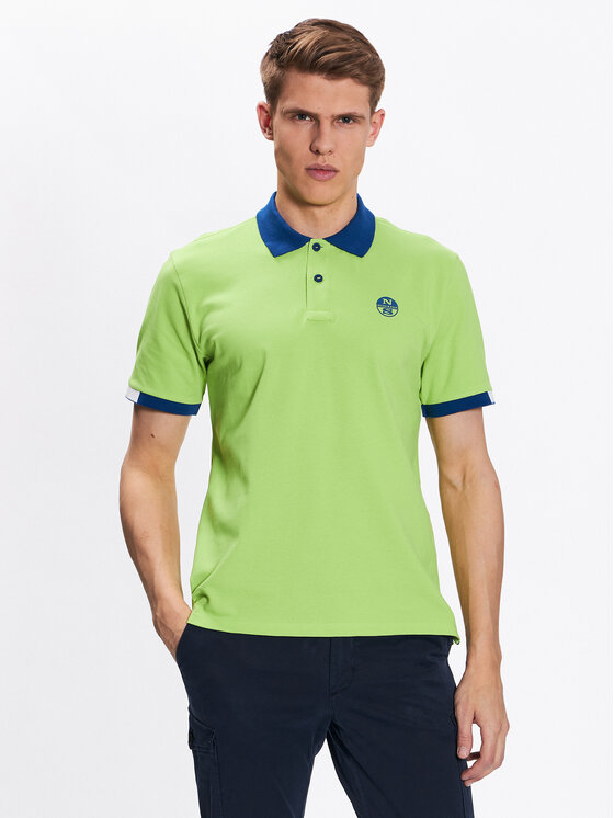 North Sails Polo Graphic 692400 Zaļš Regular Fit