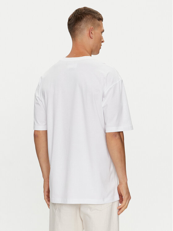 Versace Jeans Couture Versace Jeans Couture T-Shirt 76GAHE04 Biały Regular Fit