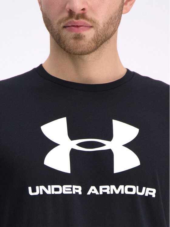Under Armour Under Armour Tričko Ua Sportstyle Logo 1329590 Čierna Regular Fit