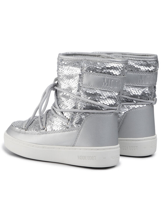Moon Boot Moon Boot Škornji za sneg Pulse Mid Disco Plus 241038001 Srebrna