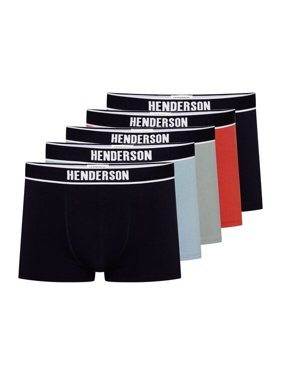 Henderson Henderson Komplet 5 par bokserek 42694 Kolorowy