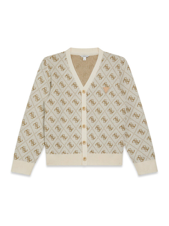 Guess Guess Cardigan L6RR12 Z3OE2 Bej Regular Fit