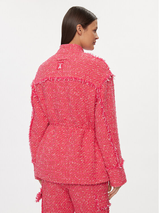 Patrizia Pepe Patrizia Pepe Μπουφάν μεταβατικό 8O0113/A376-F592 Ροζ Regular Fit