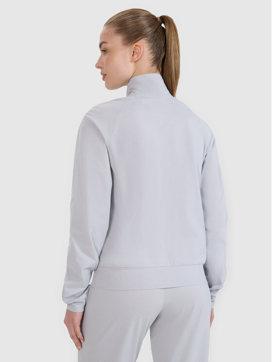 4F 4F Bluza MULTI ACTIVE Szary jasny Regular Fit