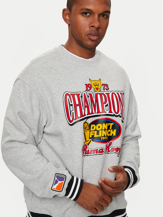 Puma Puma Bluza Champs 627209 Szary Regular Fit