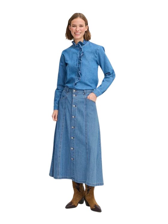 b.young Gonna maxi Gonna bykapuca skirt Blu Regular Fit