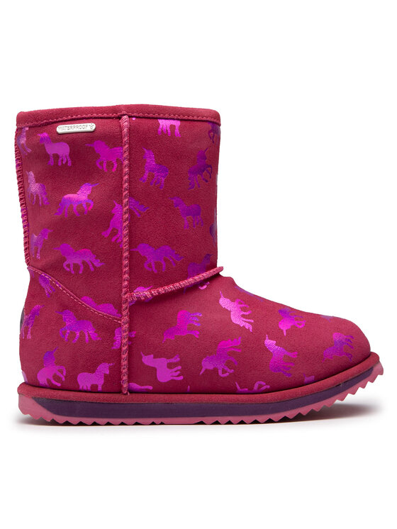 EMU Australia EMU Australia Cizme de zăpadă Rainbow Unicorn Brumby K12373 Roz