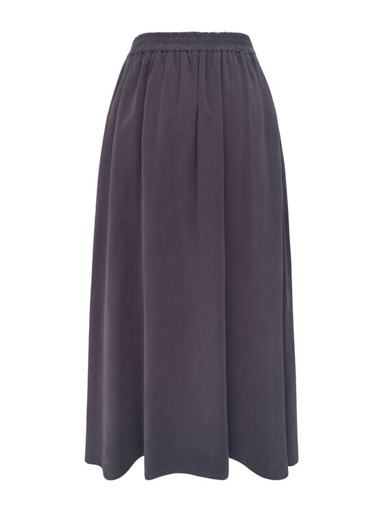 KMX KMX Spódnica midi 115830025 Szary Flare Fit