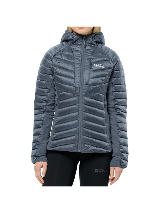Jack Wolfskin Jack Wolfskin Giacca di transizione Jack Wolfskin Routeburn Pro Ins W Jacket Grigio Regular Fit