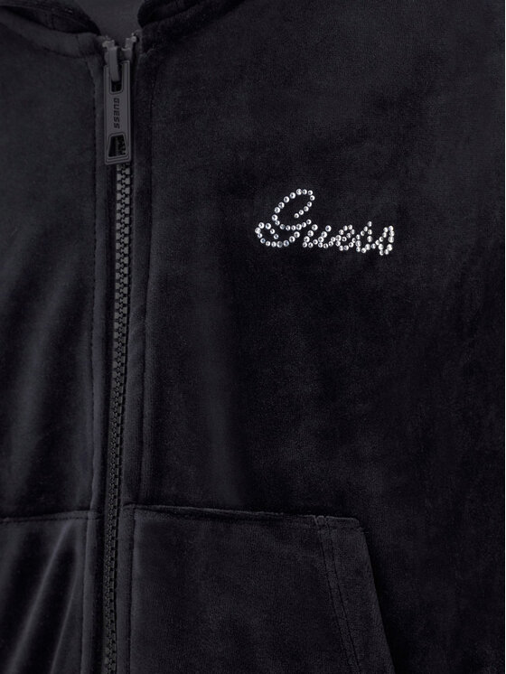 Guess Guess Μπλούζα J6BQ15 K7263 Μαύρο Regular Fit
