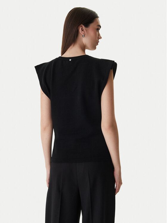 BOSS BOSS Tricou 50554276 Negru Regular Fit